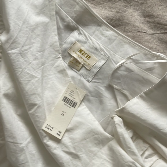 NWT Anthropologie Maeve one shoulder ruffle dress wedding party bridal cocktail - Picture 5 of 7